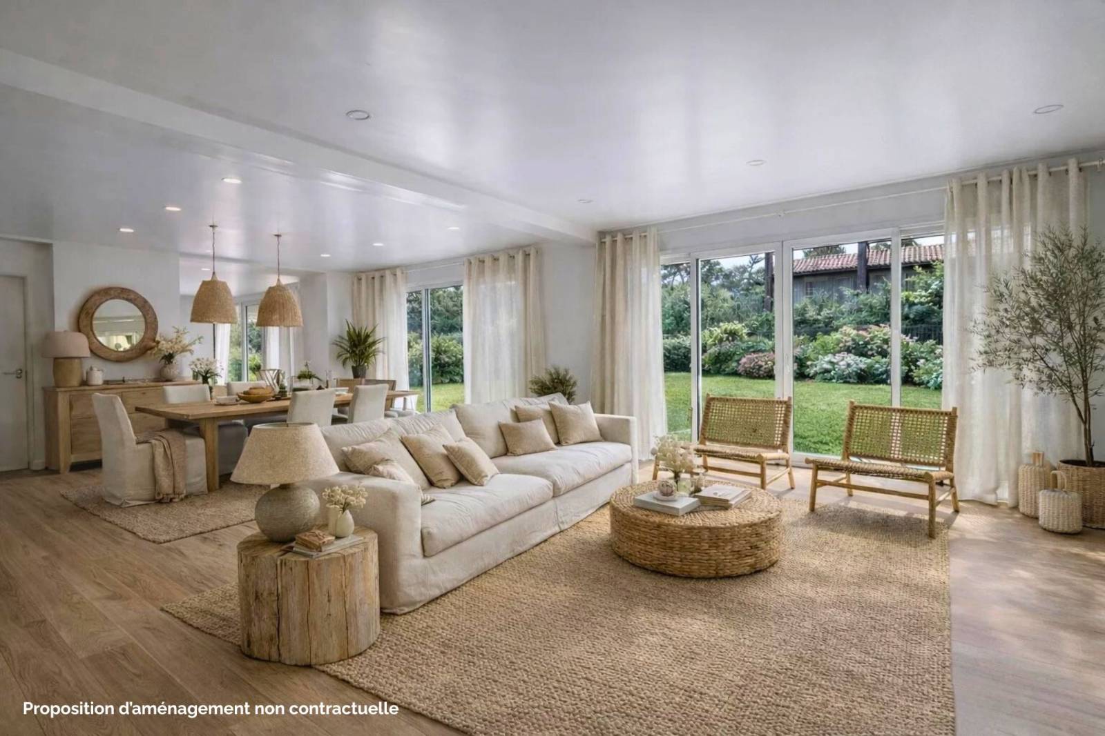 ENSEMBLE DE DEUX VILLAS AVEC PISCINE, DANS LE QUARTIER DES AMÉRICAINS AU CAP FERRET