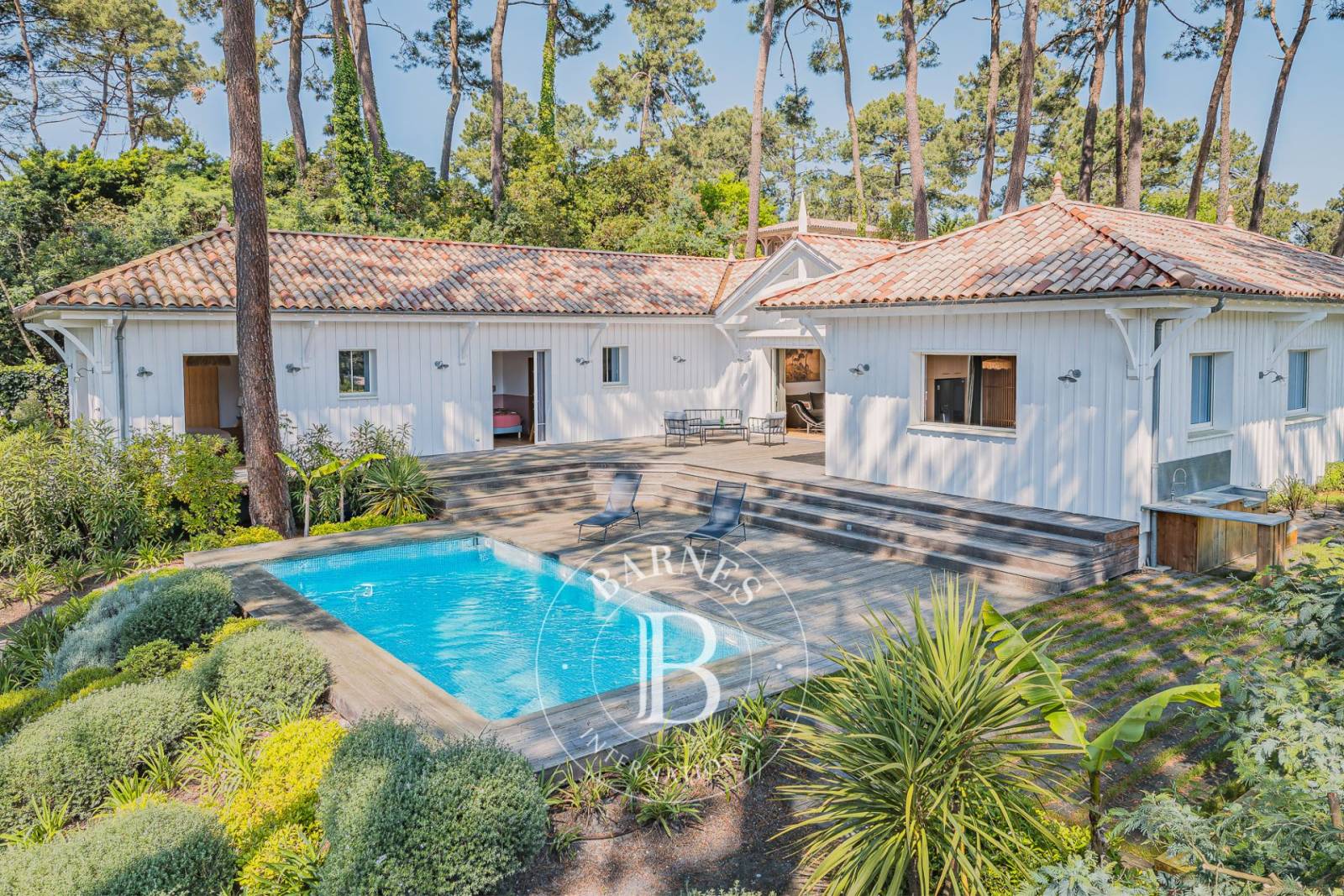 villa de prestige en bois à Piraillan sur la Presqu’île du Cap Ferret