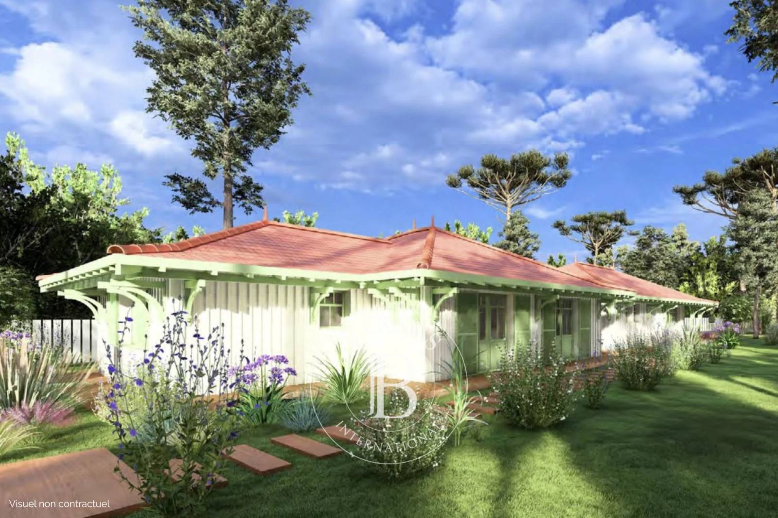 MAISON À RÉNOVER AVEC PERMIS DE CONSTRUIRE DANS LE VILLAGE DE CLAOUEY, SUR LA PRESQU’ÎLE DU CAP FERRET