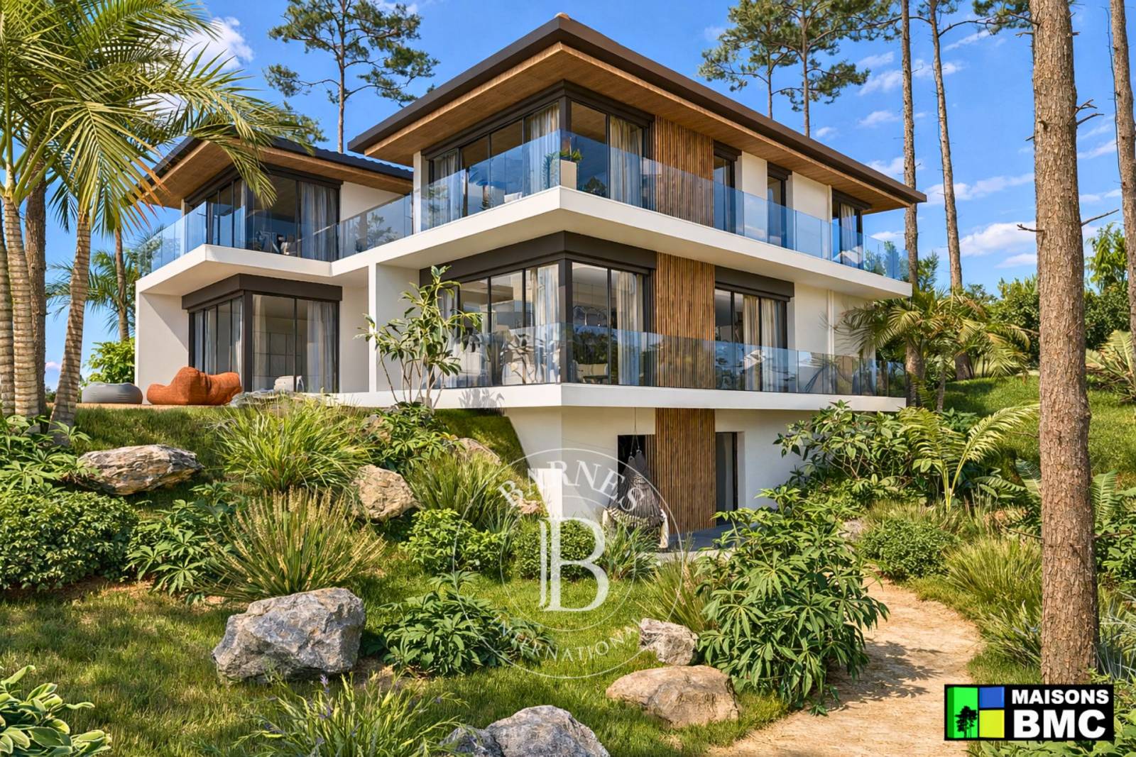 VILLA EN SECONDE LIGNE AVEC ACCÈS DIRECT À LA PLAGE, AU PYLA-SUR-MER