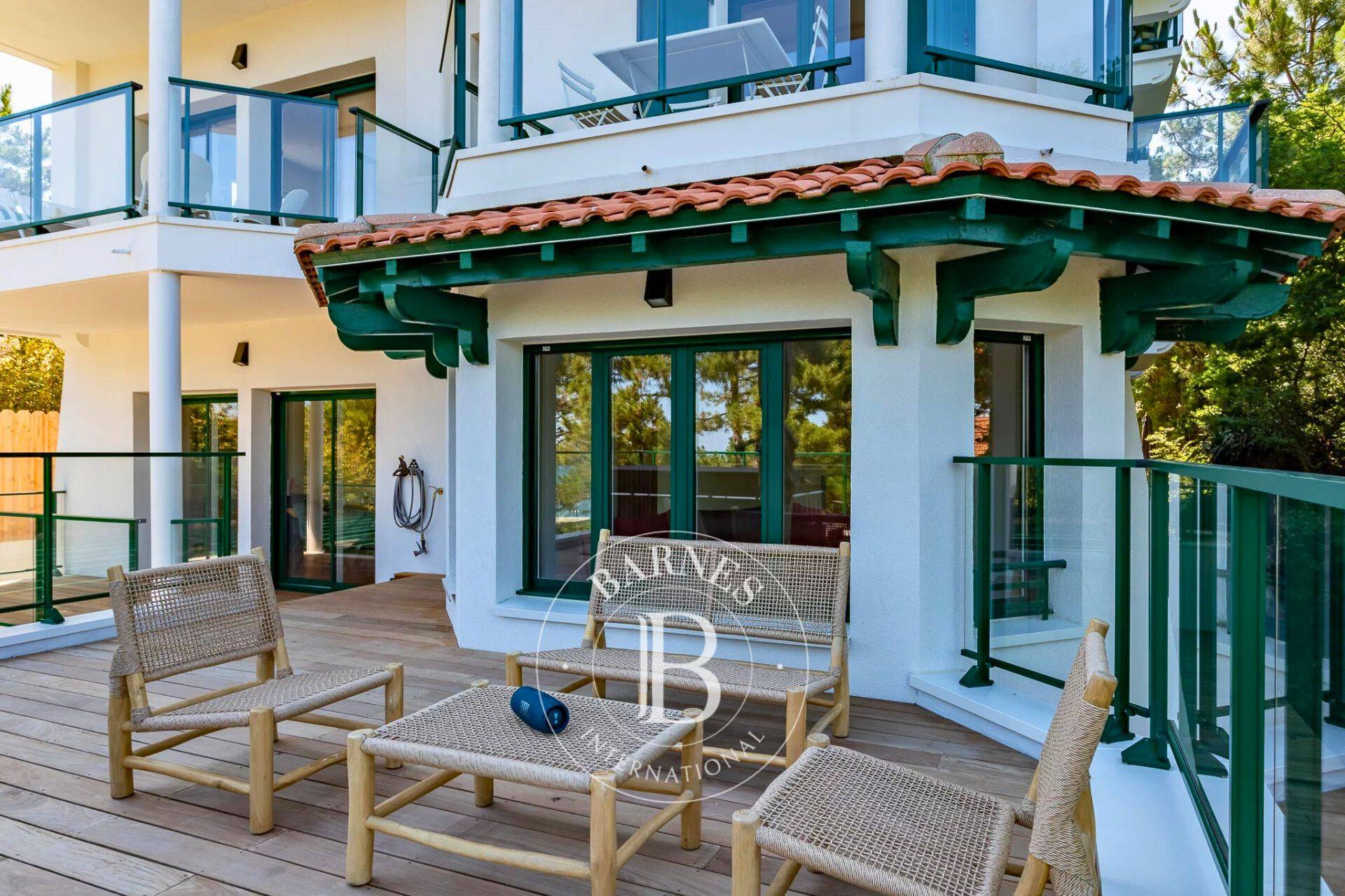 séjour lumineux appartement Pyla avec vue Cap Ferret Bassin