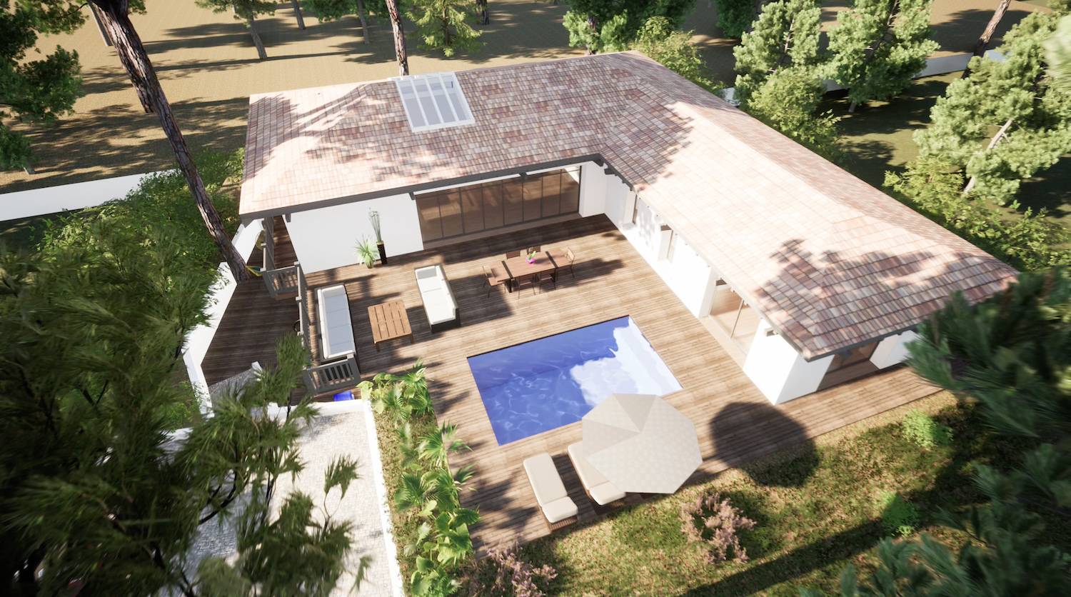 VILLA GAUME A VENDRE ERMITAGE PLAGE À PIEDS PYLA SUR MER