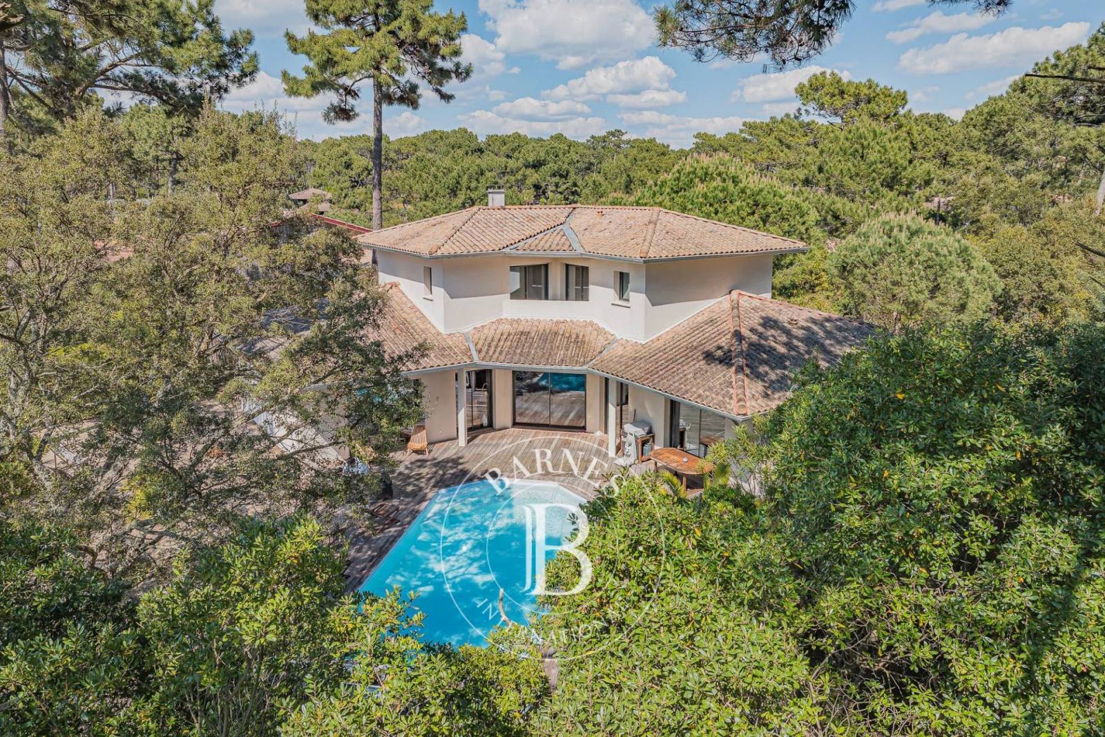 villa familiale avec vue forêt sur la Presqu’île du Cap Ferret