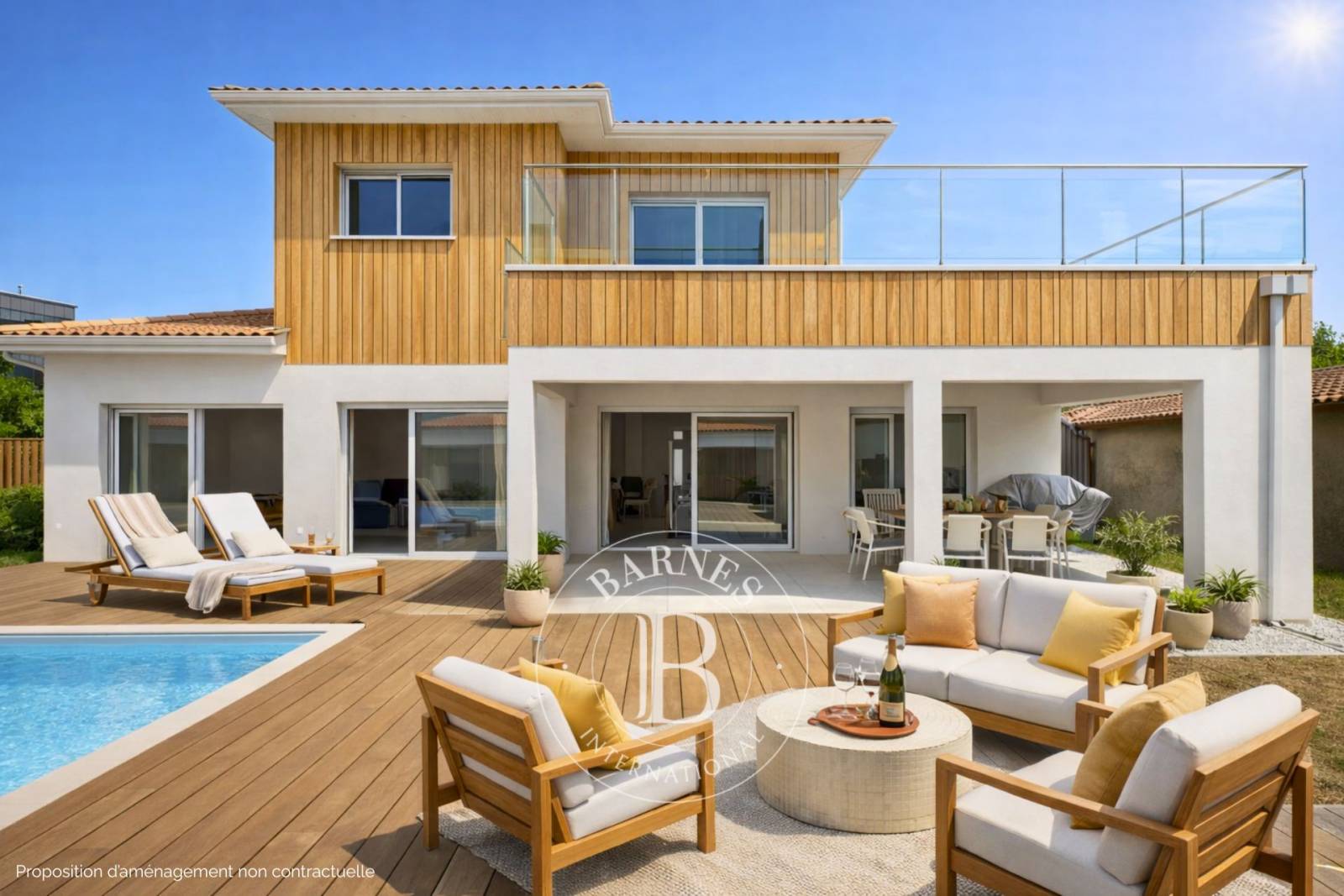 VILLA NEUVE AVEC PISCINE, 4 CHAMBRES, AU CŒUR DE LA TESTE-DE-BUCH