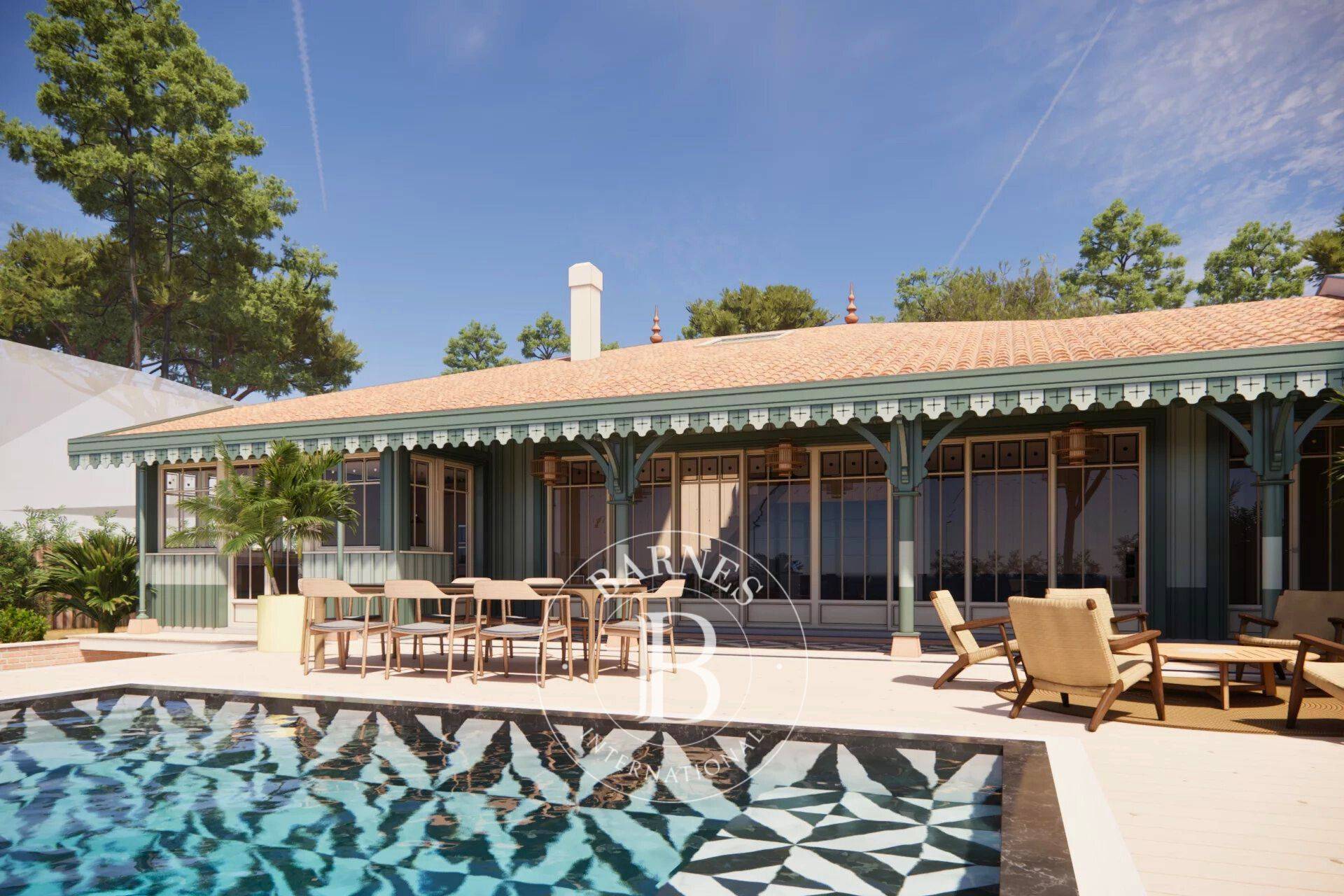 Projet de rénovation d’une villa en plein centre du Cap Ferret Barnes Bassin d’Arcachon