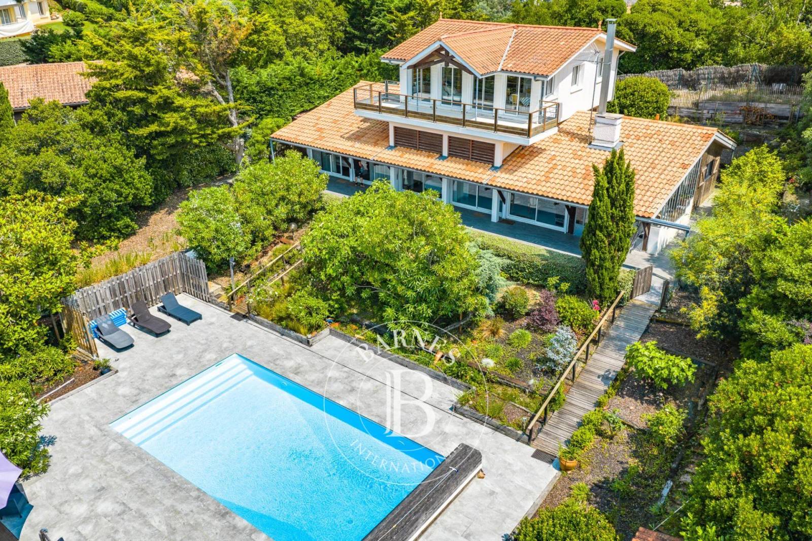 vue panoramique sur le Bassin d’Arcachon depuis la villa