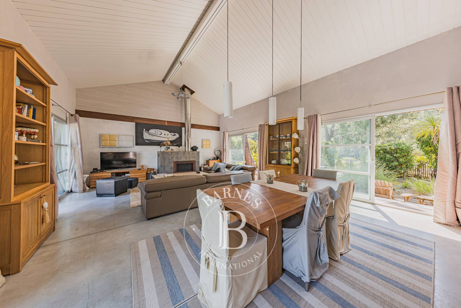 jardin paysager avec espaces de détente sur la Presqu’île du Cap Ferret