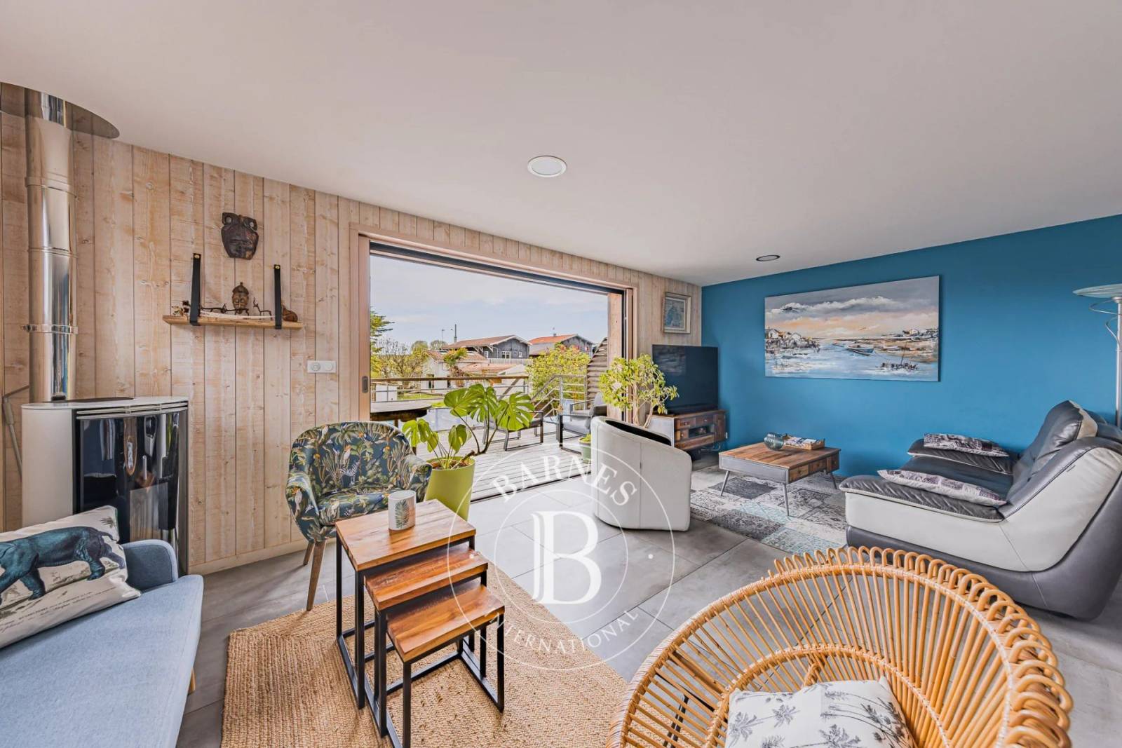 propriété familiale moderne au Bassin d'Arcachon à La Teste