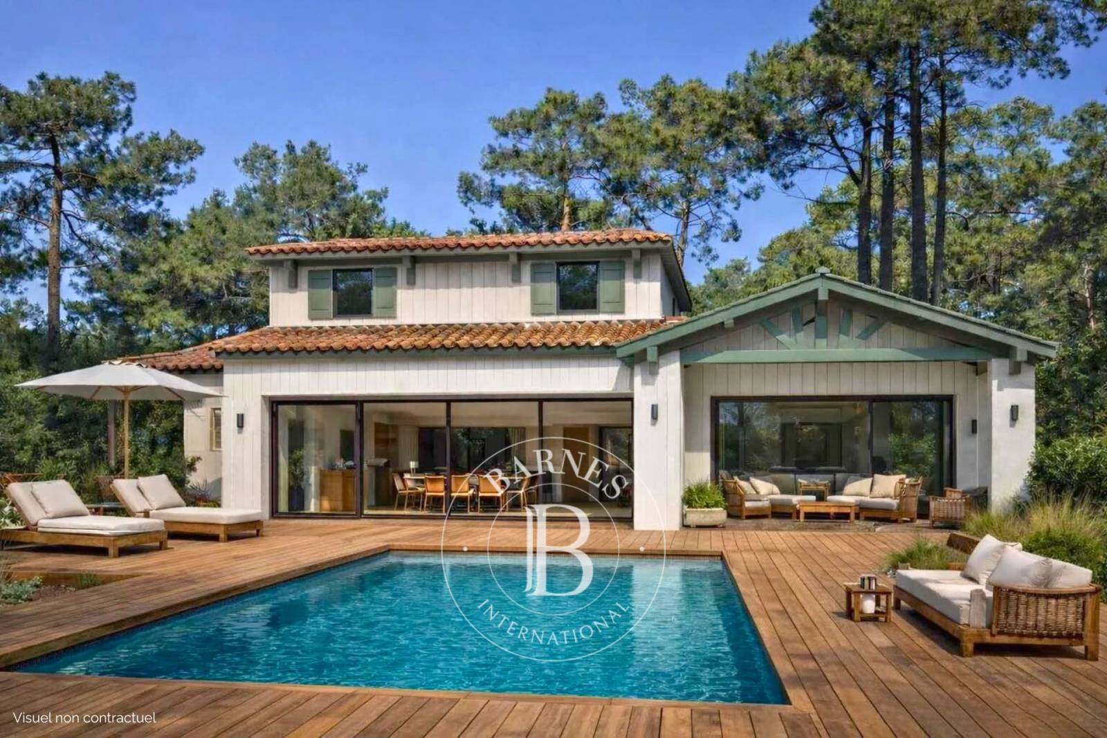 VILLA DE 132 M² AVEC POTENTIEL D’EXTENSION DANS LE VILLAGE DE PIRAILLAN, SUR LA PRESQU’ÎLE DU CAP FERRET