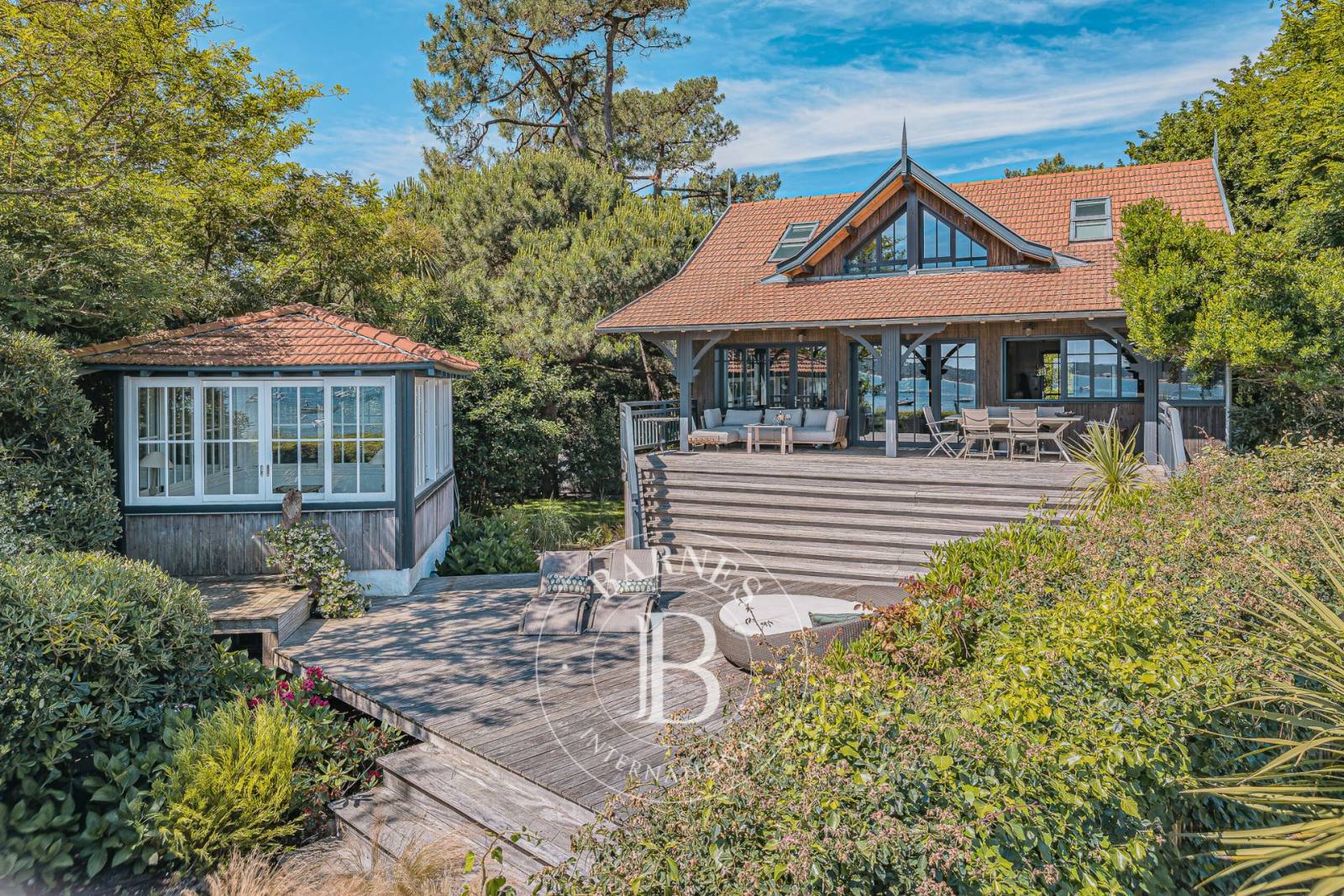 villa en première ligne aux 44 Hectares Cap Ferret Barnes