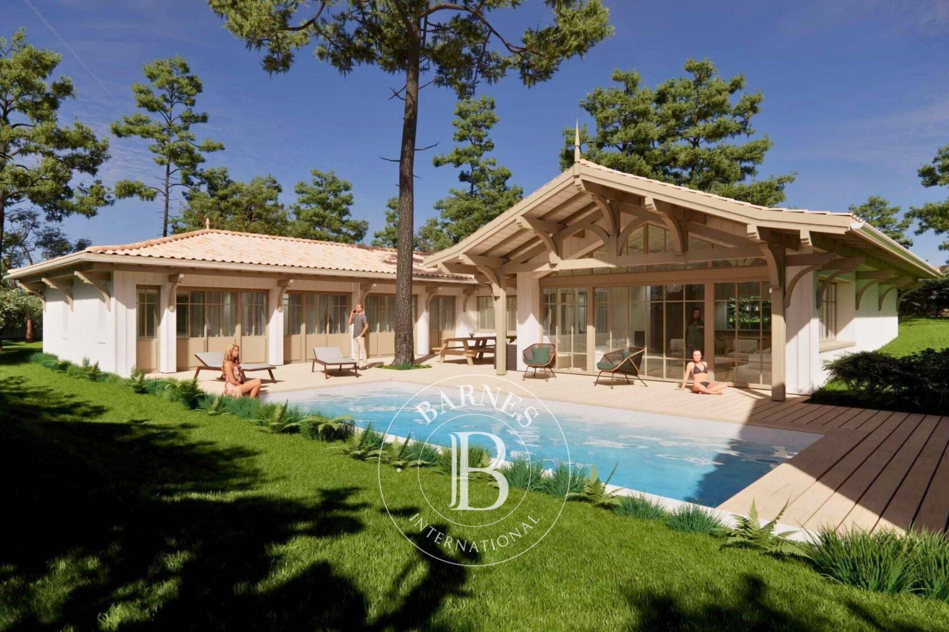 EXCLUSIVITÉ – PROJET DE VILLA AU CAP FERRET, À PROXIMITÉ DES PLAGES OCÉANES