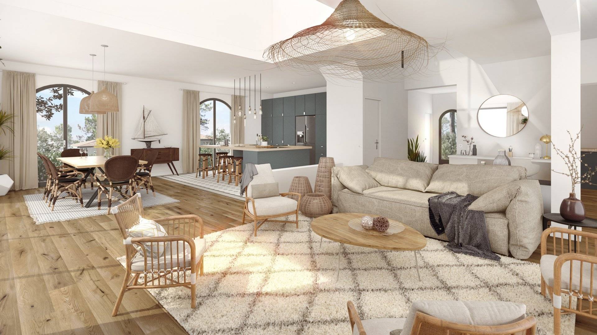 GRANDE VILLA A VENDRE PROCHE DE LA PLAGE AU PYLA SUR MER