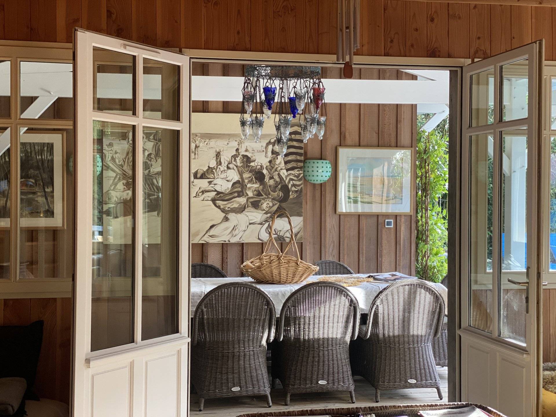 JOLIE VILLA BOIS DOUGLAS A VENDRE PHARE CAP FERRET ET CENTRE