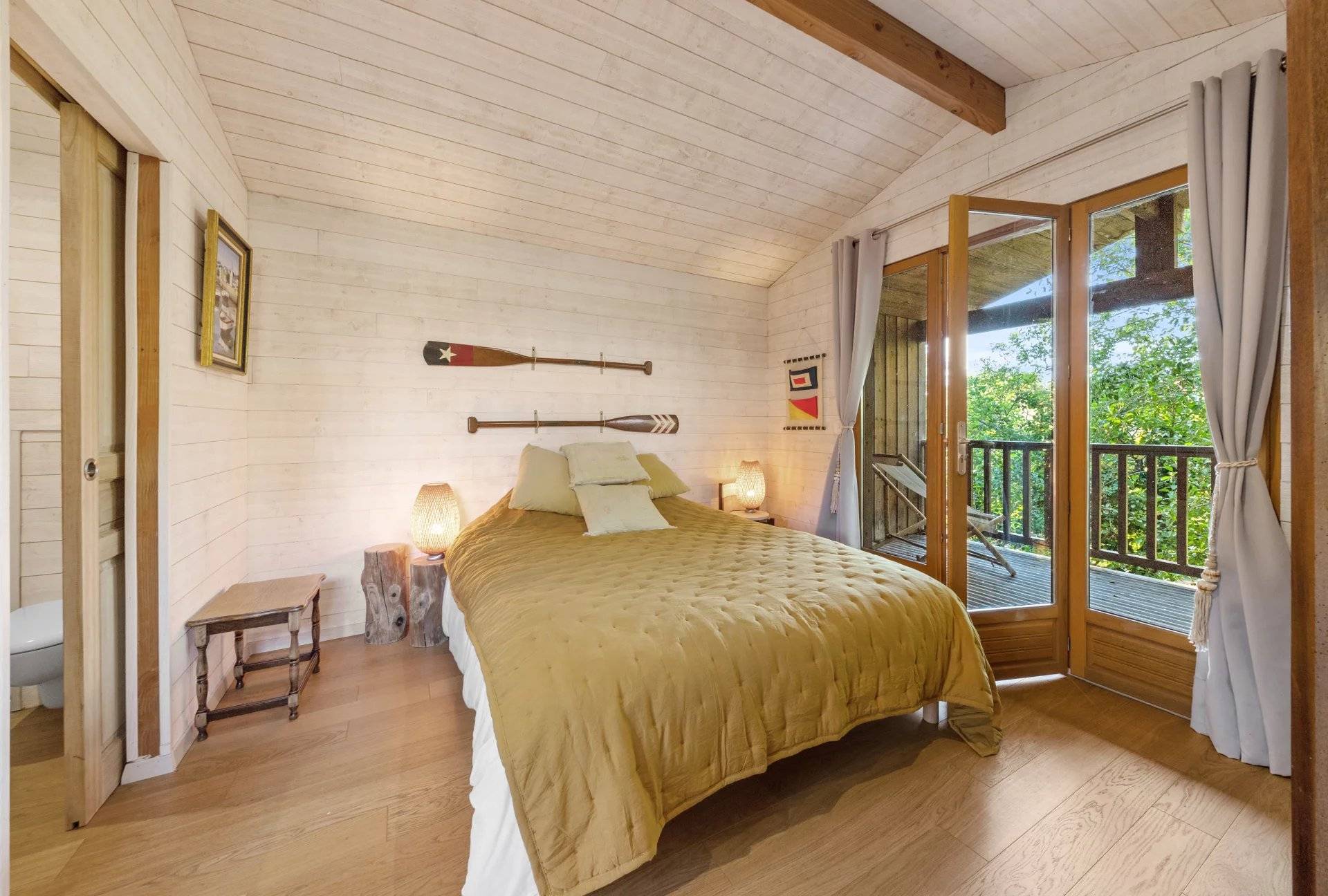 villa à vendre cazaux bord canal