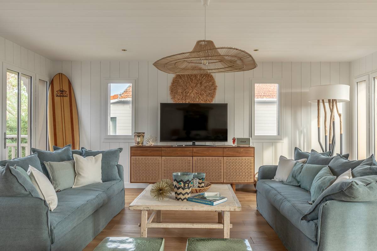 JOLIE VILLA FERRET CAPIENNE MEUBLÉE IDÉALE POUR LOCATION A VENDRE MARCHÉ CAP FERRET