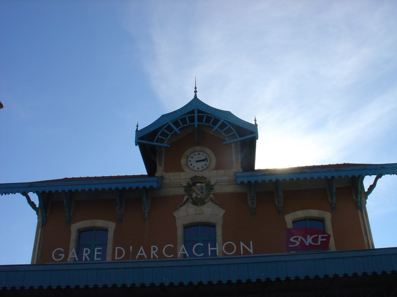 Prendre le train à Arcachon