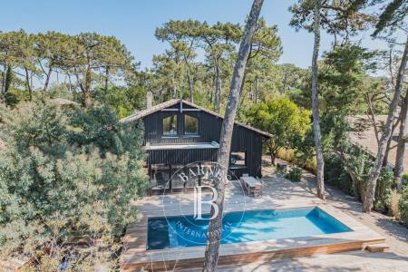 Salon spacieux et lumineux dans villa bois – Bassin d’Arcachon