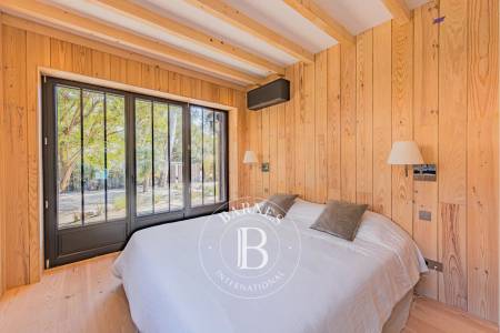 Sous-sol fonctionnel dans maison au Cap Ferret – immobilier de prestige