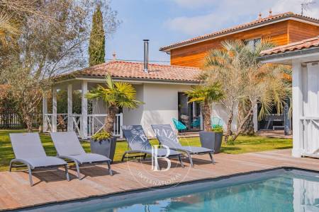 propriété rare avec piscine au calme Bassin d’Arcachon