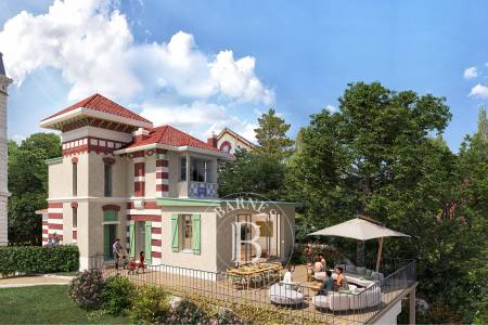 MAISON DE CHARME AVEC JARDIN ET TERRASSES EN VILLE D’HIVER À ARCACHON