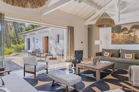 propriété d’exception Barnes Bassin d’Arcachon avec piscine chauffée