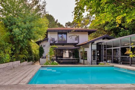 ACHAT VILLA EN BOIS AVEC PISCINE AU CAP FERRET