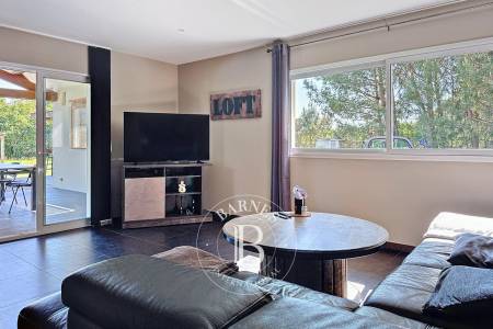 bureau spacieux dans villa familiale Cap Ferret