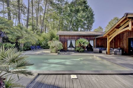 A VENDRE BASSIN ARCACHON JOLIE VILLA DE PLAIN PIED AVEC PISCINE