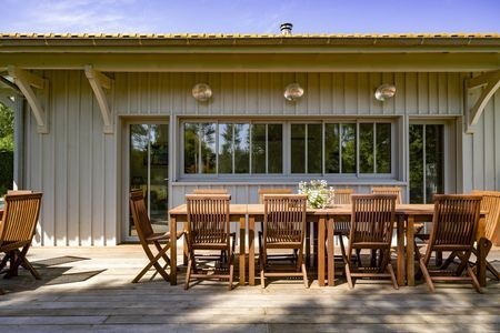 SUBLIME VILLA EN BOIS A VENDRE GUJAN MESTRAS LA HUME