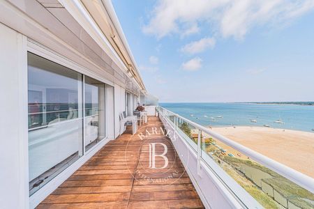 deux chambres appartement Arcachon vue Bassin avec accès terrasse