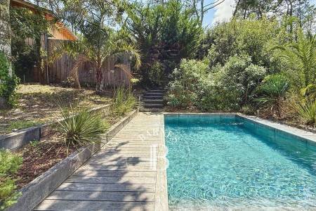 VILLA AVEC PISCINE DANS LE QUARTIER DE L’HAITZA, 5 CHAMBRES, PROCHE PLAGE – PYLA-SUR-MER