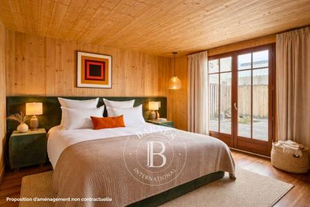 MAISON FAMILIALE EN BOIS DE 110 M² AVEC TERRASSES À PETIT PIQUEY SUR LA PRESQU’ÎLE DU CAP FERRET
