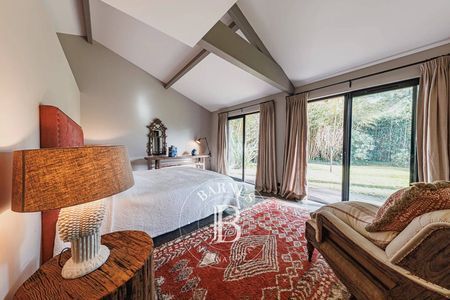 Mezzanine et espace aménageable en chambres, villa évolutive au Cap Ferret