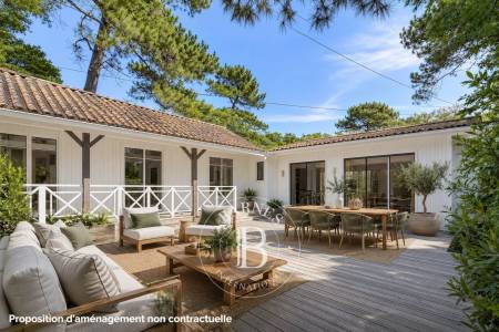 VILLA FERRET CAPIENNE À RÉNOVER AU CŒUR DES 44 HECTARES AU CAP FERRET