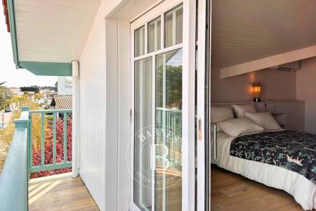 Terrasse privative dans appartement de luxe au Cap Ferret
