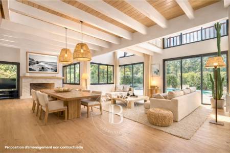 MAGNIFIQUE VILLA AVEC VUE PANORAMIQUE SUR LA FORÊT AU CANON, CAP FERRET