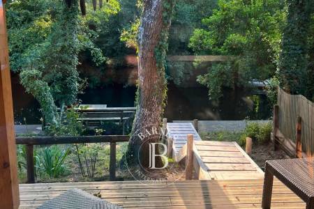 cuisine ouverte villa en bois Bassin d’Arcachon