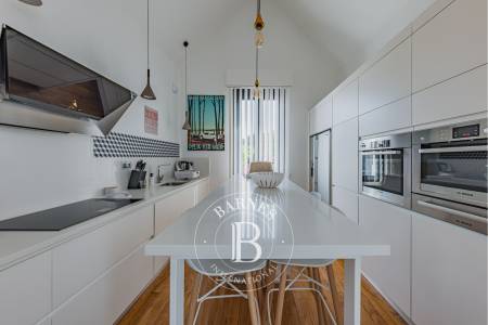 cuisine ouverte équipée maison Barnes Arcachon