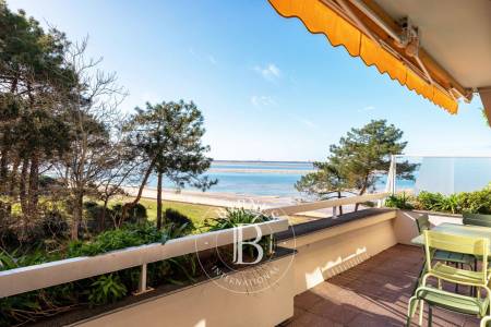 terrasse 15m2 sud appartement vue exceptionnelle Moulleau Arcachon