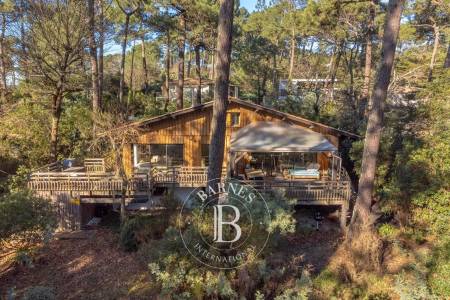 VILLA DE FAMILLE AVEC VUE BASSIN POINTE AUX CHEVAUX PETIT PIQUEY