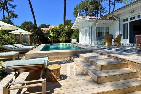 VILLA BOIS A VENDRE PROCHE MARCHÉ DE PIRAILLAN PRESQU ILE DU CAP FERRET
