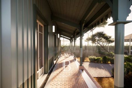 Grandes fenêtres offrant une vue dégagée sur le jardin immobilier de luxe