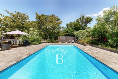 piscine extérieure villa immobilier de luxe Pyla