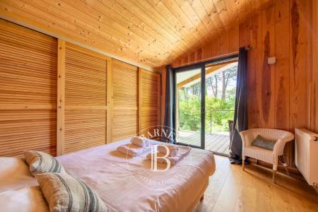 grande pièce de vie avec cheminée et terrasse ensoleillée