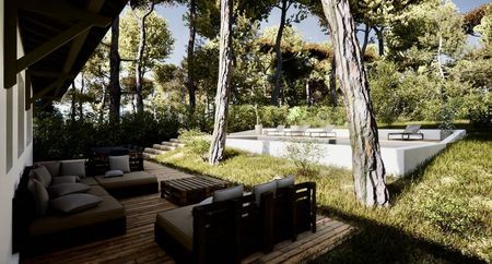 ILLA A RENOVER SUR GRAND TERRAIN PISCINABLE PARC PEREIRE ARCACHON