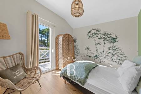 villa avec aperçu bassin d’arcachon pyla-sur-mer proche plage