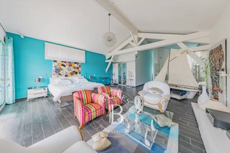 espace professionnel dans maison contemporaine à Arcachon