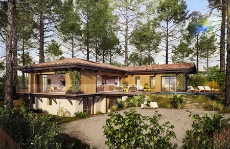 FAIRE CONSTRUIRE SA VILLA AU PYLA JOLI PROJET DE RÉNOVATION D'UNE VILLA GAUME CERCLE DE VOILE PYLA SUR MER