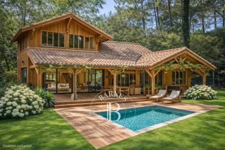 TERRAIN CONSTRUCTIBLE PISCINABLE DE 1 360 M² SUR LA PRESQU’ÎLE CAP FERRET