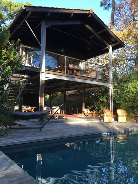 A ACHETER PYLA SUR MER VILLA BOIS AVEC PISCINE